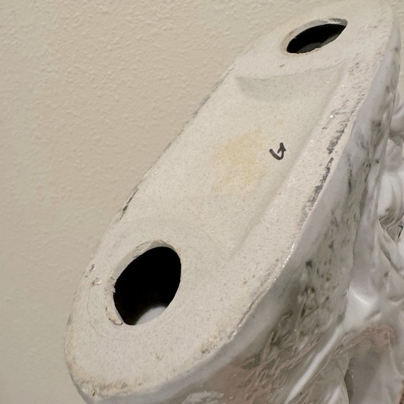 Vintage Ceramic Feng Shui Hand Painted Elephant Vase 8 Inches Fantastic … - Picture 10 of 10